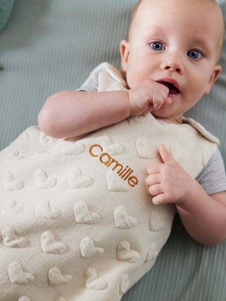 Gigoteuse spécial été COEURS beige - vertbaudet enfant 