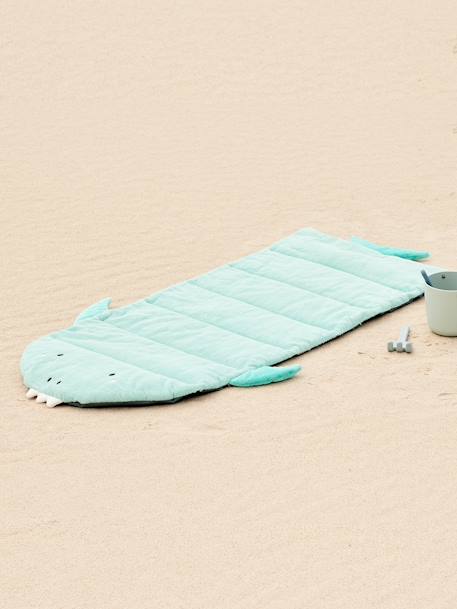 Matelas de plage Fish bleu ciel - vertbaudet enfant 