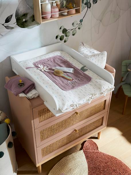 Plan à langer spécial commode 42 cm Alix BLANC CLAIR UNI - vertbaudet enfant 