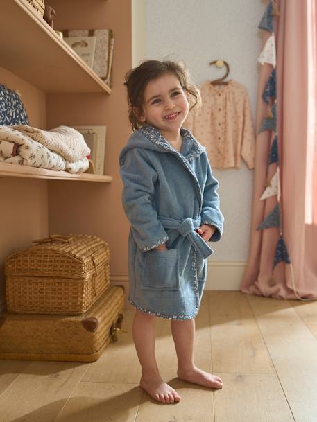 Kamerjas voor baby's, personaliseerbaar INDIA blauw, bedrukt - vertbaudet enfant 