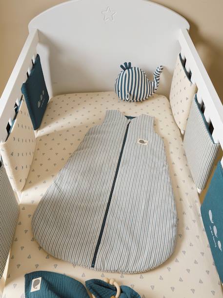 Gigoteuse ouverture centrale NAVY SEA rayé bleu - vertbaudet enfant 
