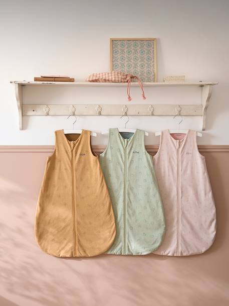 Gigoteuse été ouverture centrale personnalisable BALI jaune imprimé+rose imprimé+vert imprimé - vertbaudet enfant 