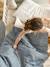 Housse de couette bébé réversible INDIA bleu imprimé - vertbaudet enfant 