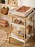 Table à langer LIGNE CONFETTI blanc/bois - vertbaudet enfant 