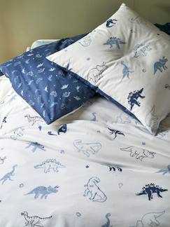 Linge de maison et décoration-Linge de lit enfant-Parure housse de couette enfant et taie d'oreiller HELLO DINOS