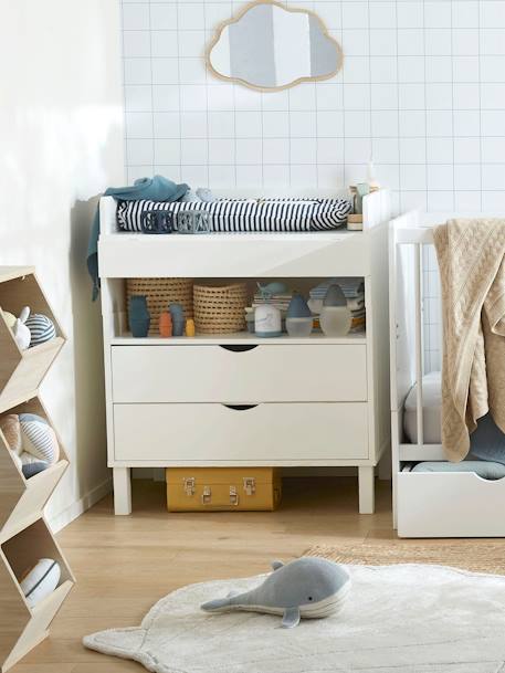 Commode à langer LIGNE HOLIDAYS BLANC - vertbaudet enfant 