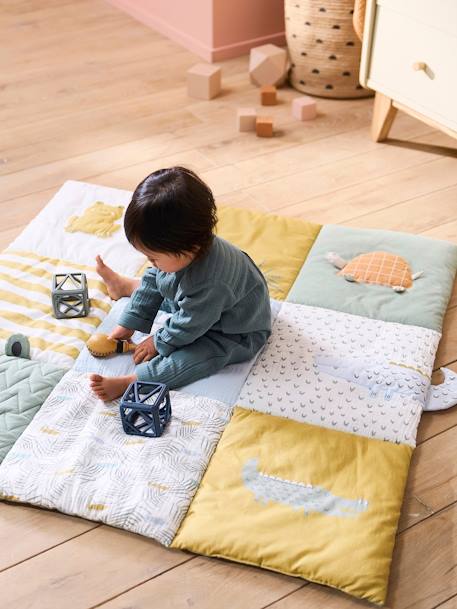 Gewatteerd tapijt / Tapijt boxachtergrond TREK meerkleurig - vertbaudet enfant 