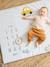 Tapis photo bébé personnalisable en gaze de coton EN VOITURE SIMON ! bleu - vertbaudet enfant 