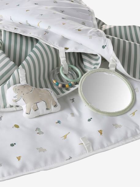 Tapis d'éveil pliable intérieur/extérieur SAVANA vert - vertbaudet enfant 
