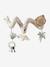 Activiteitenspiraal leeuw in fluweel BABYLON beige - vertbaudet enfant 