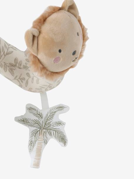 Activiteitenspiraal leeuw in fluweel BABYLON beige - vertbaudet enfant 