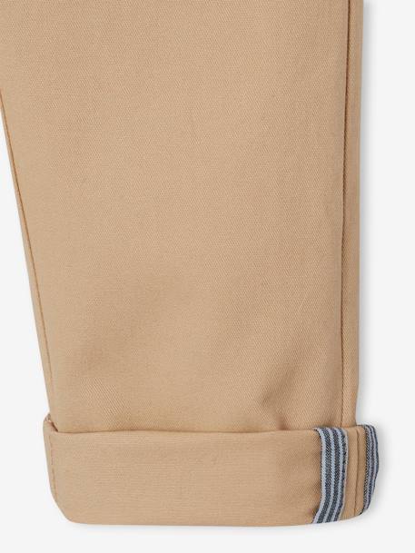 Ensemble 4 pièces bébé chemise + noeud papillon + pantalon + bretelles beige - vertbaudet enfant 