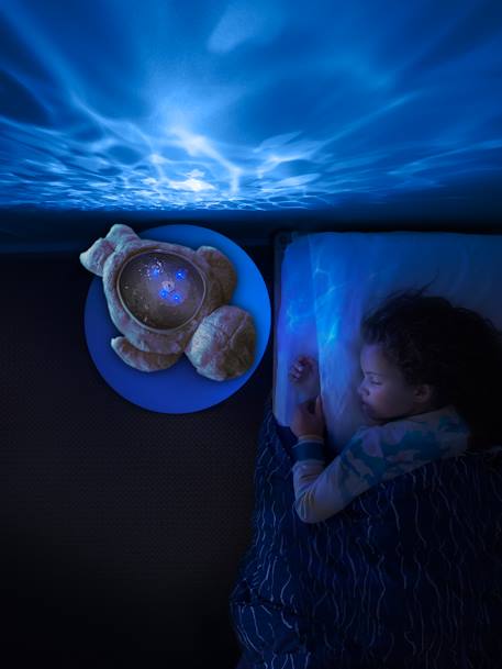 Veilleuse projecteur effets aquatiques Aqua Dream beige+bleu - vertbaudet enfant 