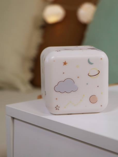 Cube B(TM) Veilleuse nomade beige - vertbaudet enfant 