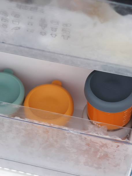 Doos met 6 inmaakpotten 250 ml BEABA meerkleurig - vertbaudet enfant 