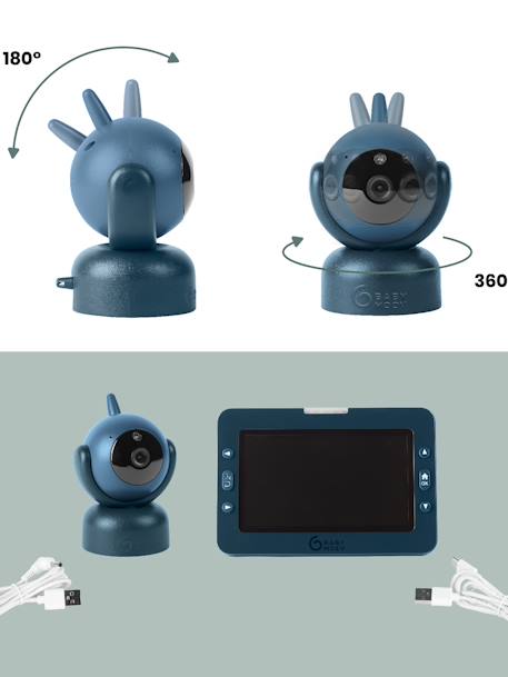 Babyfoon video Yoo Master+ HD - BABYMOOV blauw - vertbaudet enfant 