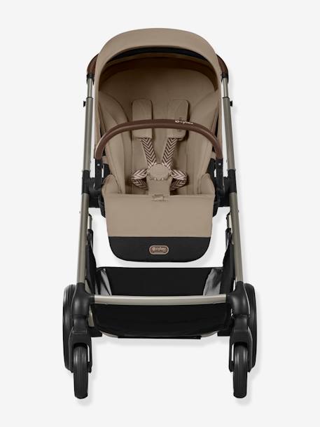 Poussette Tout-Terrain Balios S Lux 2024 - Châssis Noir et Siège Moon Black - beige+bleu+noir - vertbaudet enfant 