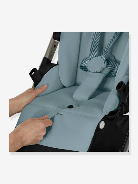 Poussette Tout-Terrain Balios S Lux 2024 - Châssis Noir et Siège Moon Black - beige+bleu+noir - vertbaudet enfant 