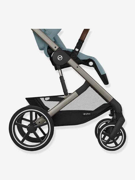 Poussette Tout-Terrain Balios S Lux 2024 - Châssis Noir et Siège Moon Black - beige+bleu+noir - vertbaudet enfant 