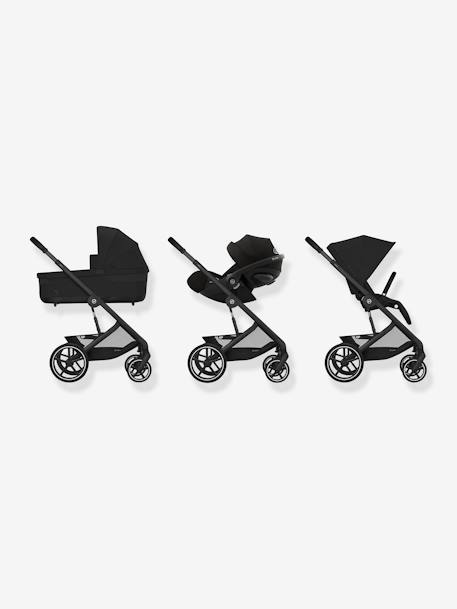Poussette Tout-Terrain Balios S Lux 2024 - Châssis Noir et Siège Moon Black - beige+bleu+noir - vertbaudet enfant 