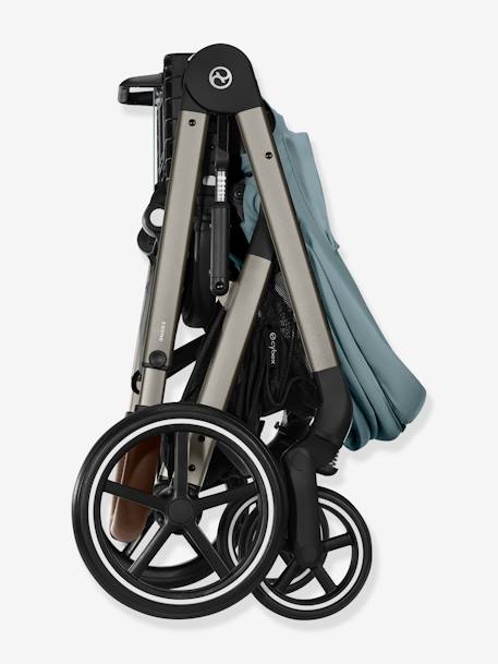 Poussette Tout-Terrain Balios S Lux 2024 - Châssis Noir et Siège Moon Black - beige+bleu+noir - vertbaudet enfant 