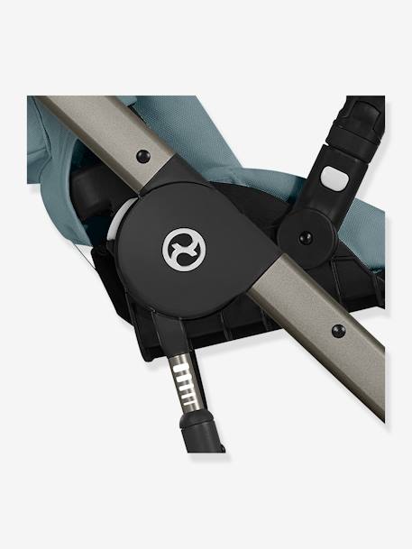 Poussette Tout-Terrain Balios S Lux 2024 - Châssis Noir et Siège Moon Black - beige+bleu+noir - vertbaudet enfant 