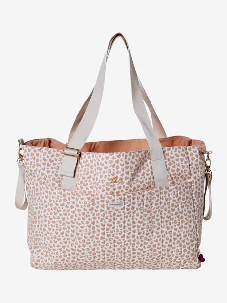 Sac à langer maxi LOVELY LEO rose imprimé - vertbaudet enfant 