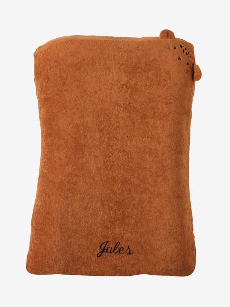 Lot 2 housses matelas à langer animaux bleu grisé+blush+multicolore+noisette+noix de pécan - vertbaudet enfant 