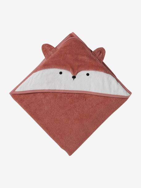 Badcape ouder/baby cappuccino+grijsblauw+karamel+okergeel+terracotta - vertbaudet enfant 