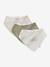 Lot 3 bavoirs bandanas en gaze de coton BLANC+carreaux vert+écru+lot beige+lot renard+lot vert panda+vert sauge - vertbaudet enfant 