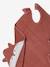 Badcape ouder/baby cappuccino+grijsblauw+karamel+okergeel+terracotta - vertbaudet enfant 
