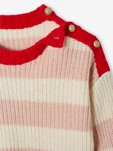 Pull à rayures matchy matchy femme capsule famille rayé rose - vertbaudet enfant 