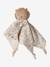 Doudou personnalisable en gaze de coton + hochet et valisette BABYLON vert - vertbaudet enfant 