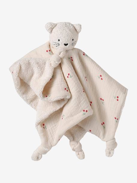 Aanpasbaar knuffeldoosje + bijtringen + slaapzak met koffertje CHERRY rood - vertbaudet enfant 