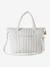 Sac à langer en gaze de coton Plume beige imprimé+blanc imprimé+IVOIRE IMPRIME+ivoire végétal+vanille - vertbaudet enfant 
