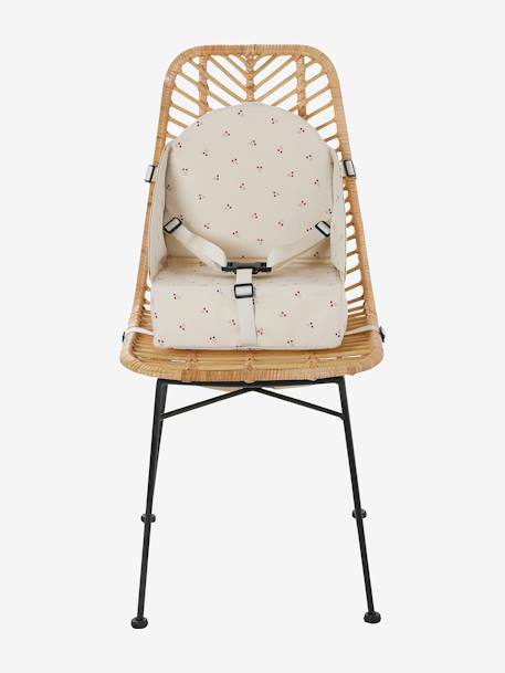 Rehausseur de chaise beige imprimé+blanc imprimé+bleu grisé+écru+GRIS+multicolore+noisette+noisette+rayé blanc+rose pâle - vertbaudet enfant 