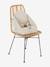 Rehausseur de chaise beige imprimé+blanc imprimé+bleu grisé+écru+GRIS+multicolore+noisette+noisette+rayé blanc+rose pâle - vertbaudet enfant 