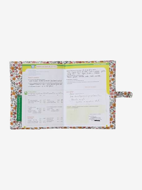 Coffret cadeau naissance 4 pièces : 2 bavoirs + 1 lange + 1 protège-carnet lot rose+multicolore - vertbaudet enfant 