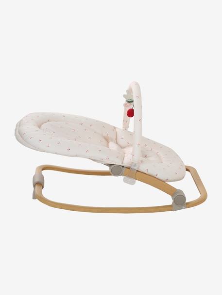 Transat avec arche Babydream beige imprimé+curry+gris/blanc+multicolore+tilleul - vertbaudet enfant 