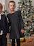 Robe en jersey scintillante anthracite - vertbaudet enfant 