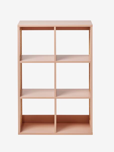 Meuble 6 cases LIGNE POÉSIE rose nude+vert - vertbaudet enfant 