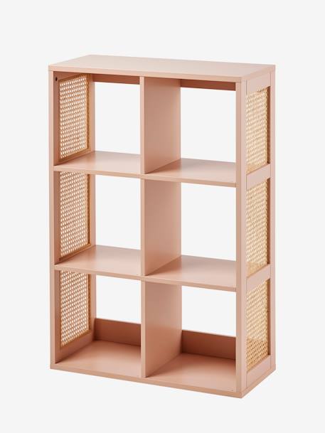 Meuble 6 cases LIGNE POÉSIE rose nude+vert - vertbaudet enfant 