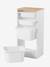 Verticale opbergkast met plastic bakken wit - vertbaudet enfant 