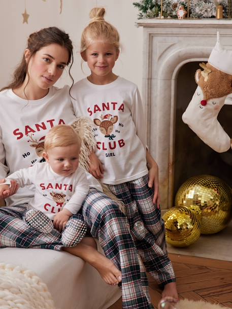 Fille-Pyjama fille noël Santa Club capsule famille
