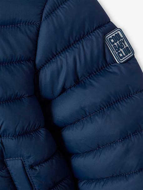 Doudoune légère bébé à capuche navy - vertbaudet enfant 
