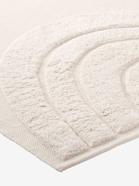 Tapis rectangle relief Arc-en-ciel écru - vertbaudet enfant 