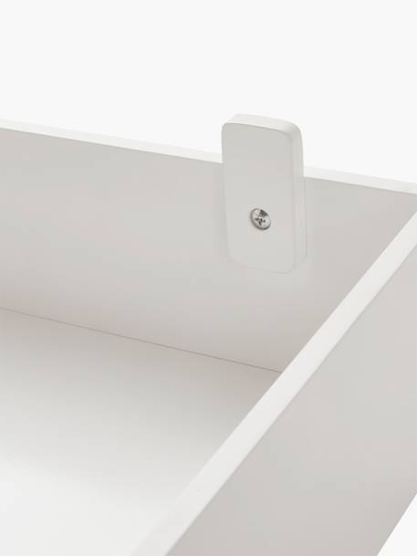 Tiroir de lit enfant à roulettes Confetti blanc - vertbaudet enfant 