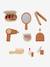 Coiffeuse + tabouret avec accessoires en bois FSC® caramel - vertbaudet enfant 