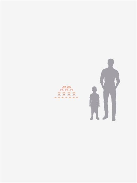 Lot de 20 stickers Arc-en-ciel rose - vertbaudet enfant 
