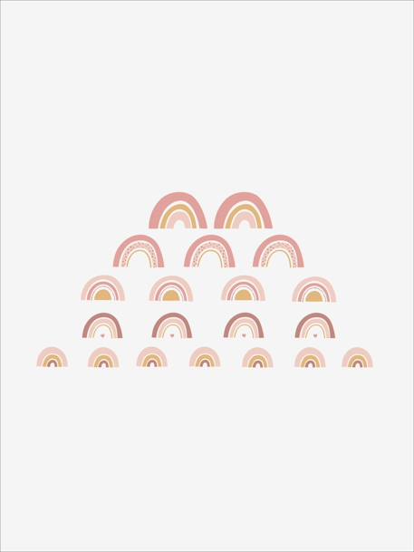 Lot de 20 stickers Arc-en-ciel rose - vertbaudet enfant 